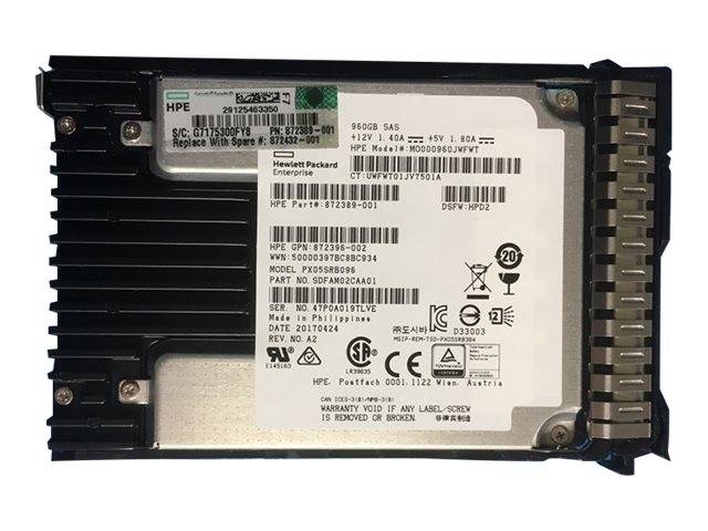 HPE Mixed Use - SSD - 400 GB - 2.5" SFF (6.4 cm SFF)