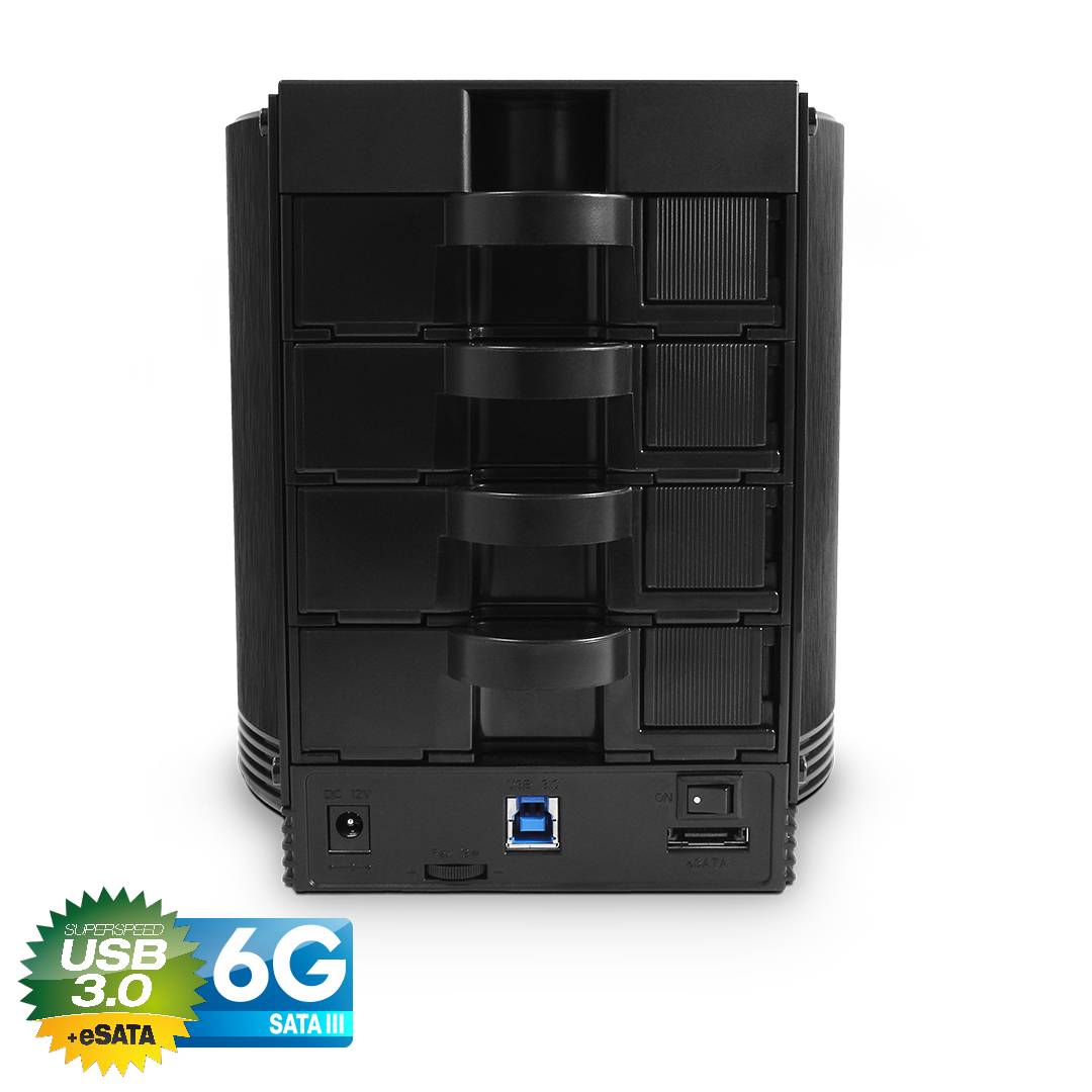 FANTEC SQ-35U3e-6G - Festplatten-Array - 4 Schächte (SATA-600)