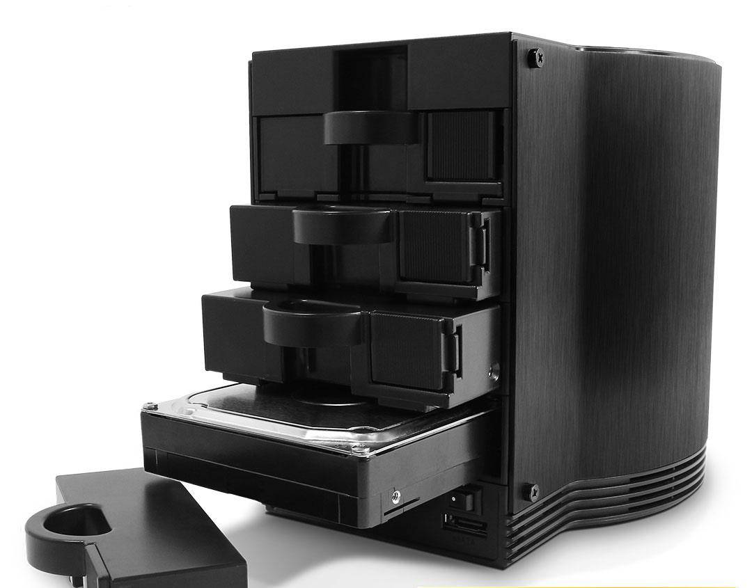 FANTEC SQ-35RU3e - Festplatten-Array - 4 Schächte (SATA-300)