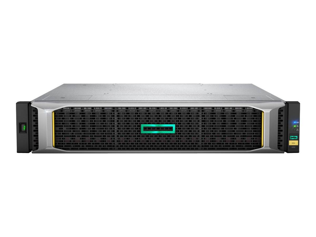HPE Modular Smart Array 2052 SAS Dual Controller SFF Storage - Solid-State-/Festplattenarray - 1.6 TB - 24 Schächte (SAS-3) - SSD 800 GB x 2 - Rack