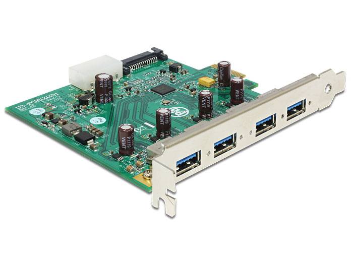 DeLOCK PCI Express Card > 4 x USB 3.0 - Speicher/USB3.0-Controller