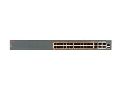 Extreme Networks Ethernet Routing Switch 3600 3626GTS - Switch - L3 - managed - 24 x 10/100/1000 + 2 x Kombi-Gigabit-SFP + 2 x 10 Gigabit SFP+