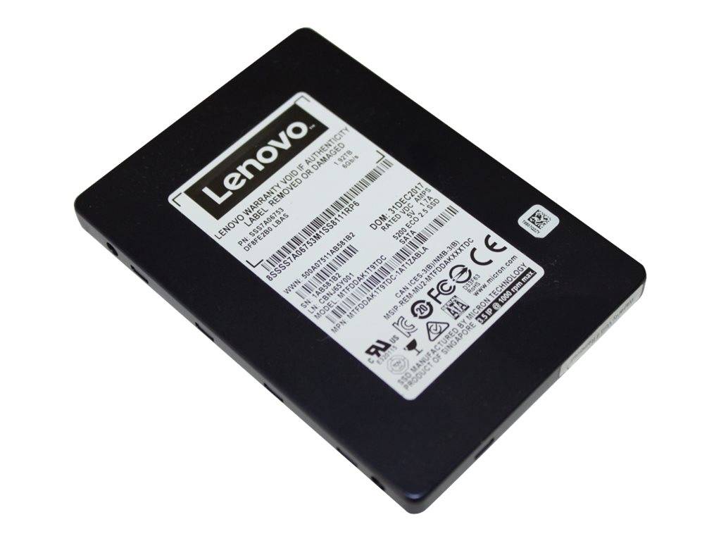 Lenovo ThinkSystem 5200 Entry - 960 GB SSD - Hot-Swap - 2.5" (6.4 cm)