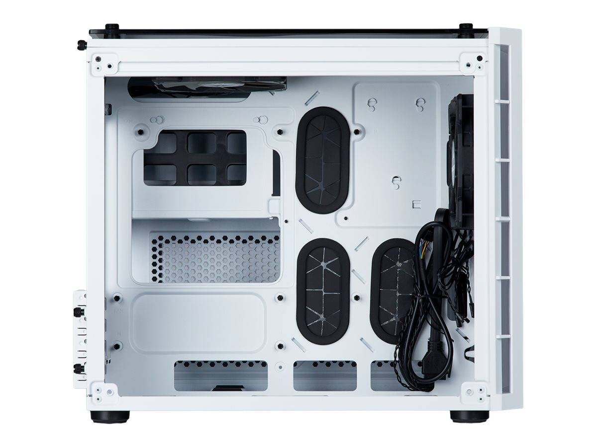 CORSAIR Crystal Series 280X - Tower - micro ATX - Seitenteil mit Fenster (gehärtetes Glas)