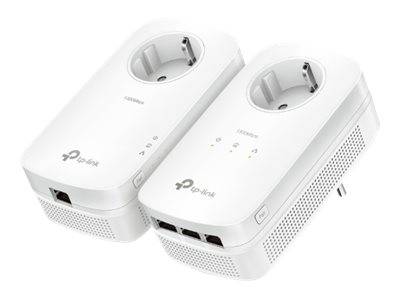 TP-Link AV1300 - Gigabit Passthrough Starter Kit - Powerline Adapterkit - GigE, HomePlug AV (HPAV)