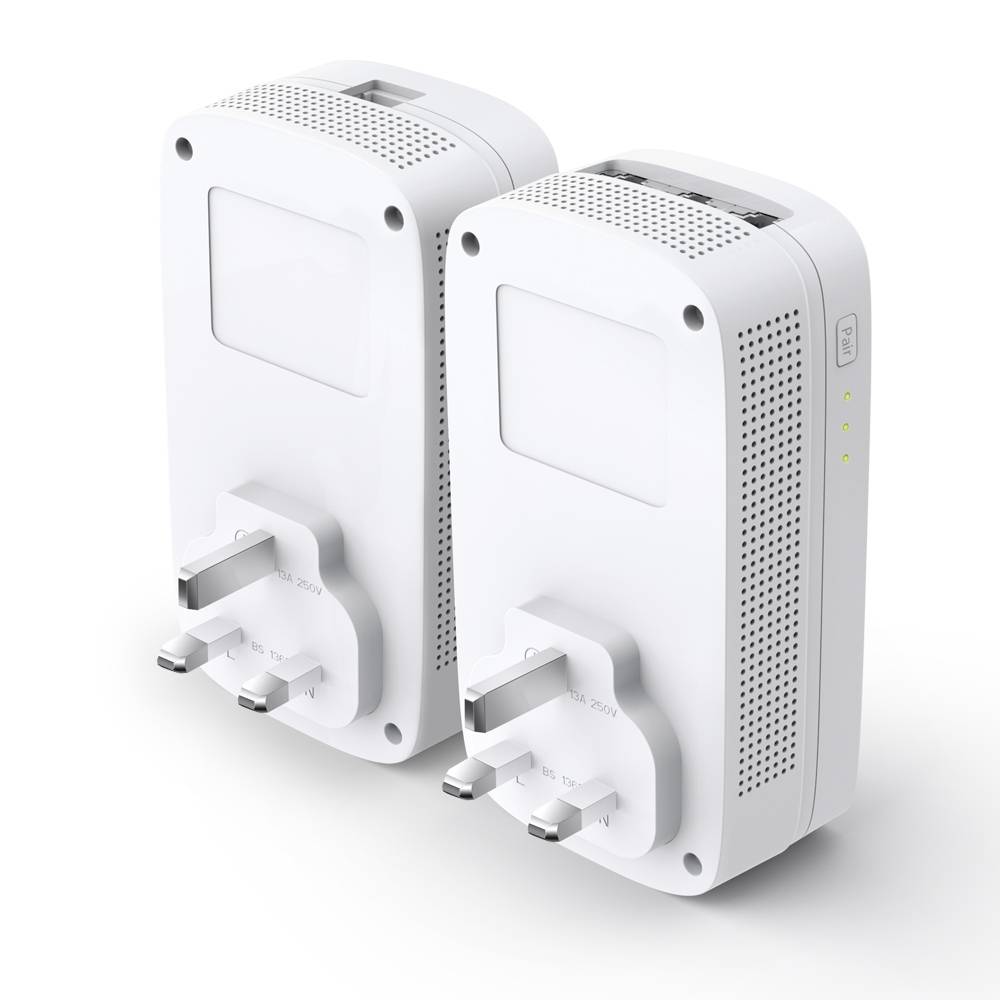 TP-Link AV1300 - Gigabit Passthrough Starter Kit - Powerline Adapterkit - GigE, HomePlug AV (HPAV)