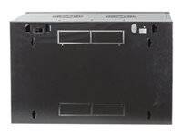 EFB 19" Wandgehäuse Flat Pack 9HE, Tiefe 600 mm, schwarz