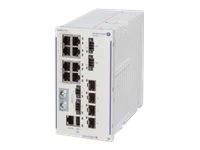 Alcatel-Lucent OmniSwitch 6465-P12 - Switch - managed - 8 x 1000Base-T (4 PoE+, 4 High PoE)