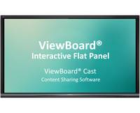 Ein ViewBoard-Touchscreen-Display zeigt die Inhaltsfreigabesoftware 