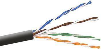 ACT Cat6a 305m 305m Cat6a U/UTP (UTP) Schwarz Netzwerkkabel (EP459B)