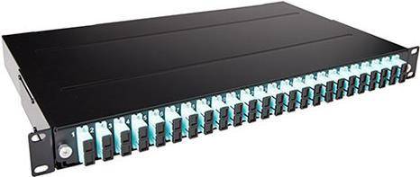 ACT Fiber panel 24 x duplex LC multimode OM3