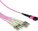 ACT 2 meter Multimode 50/125 OM4 fanout patchcable 1 X MTP female