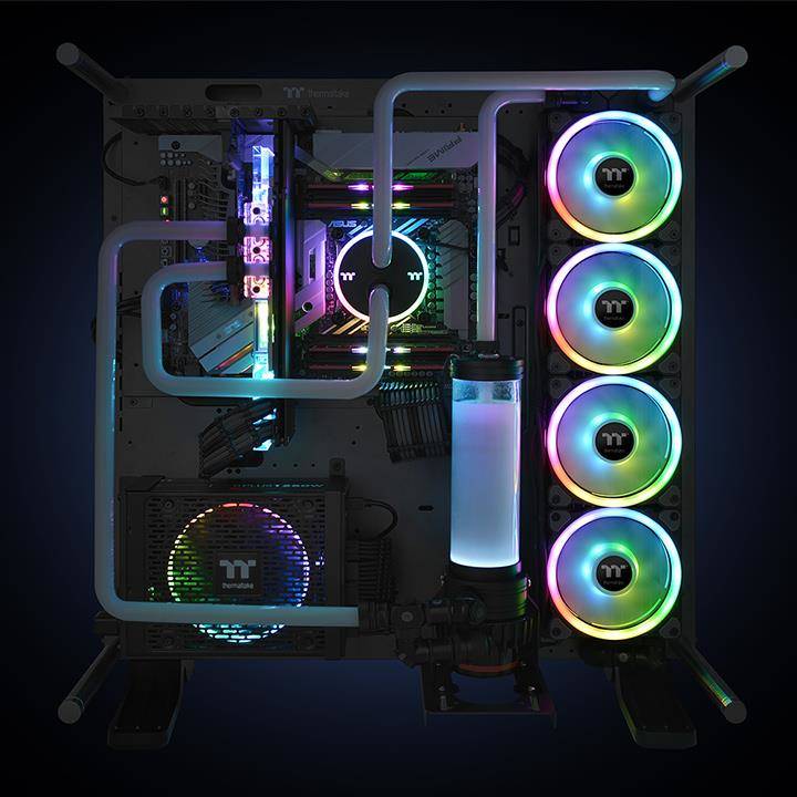 Thermaltake Riing Trio 14 LED RGB Radiator Fan TT