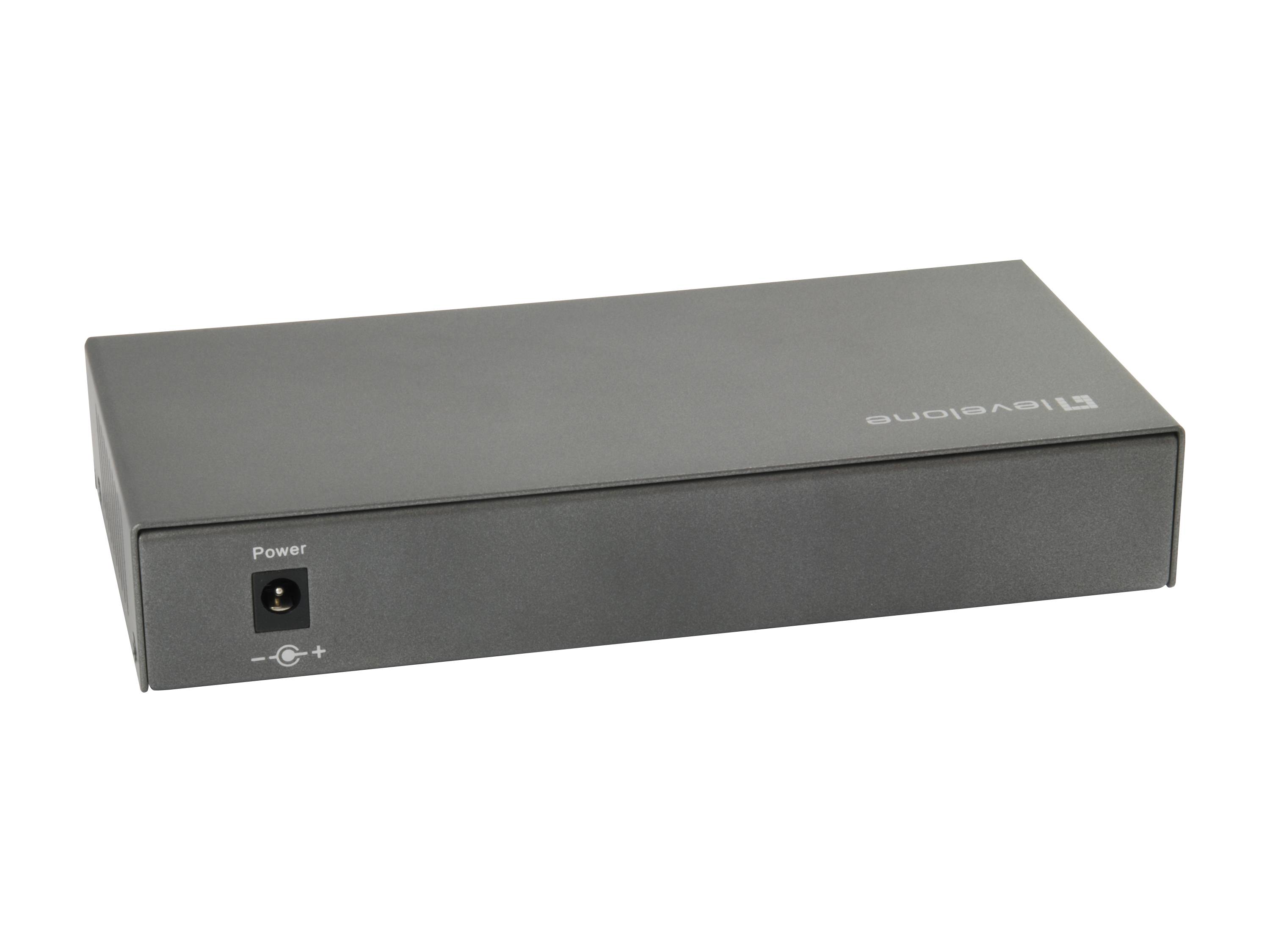 LevelOne GEP-0823 - Switch - 8 x 10/100/1000 (PoE+)
