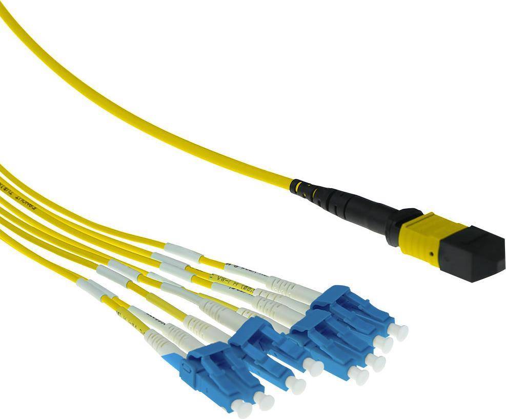 ACT 1 meter Singlemode 9/125 OS2 fanout patchcable 1 X MTP female