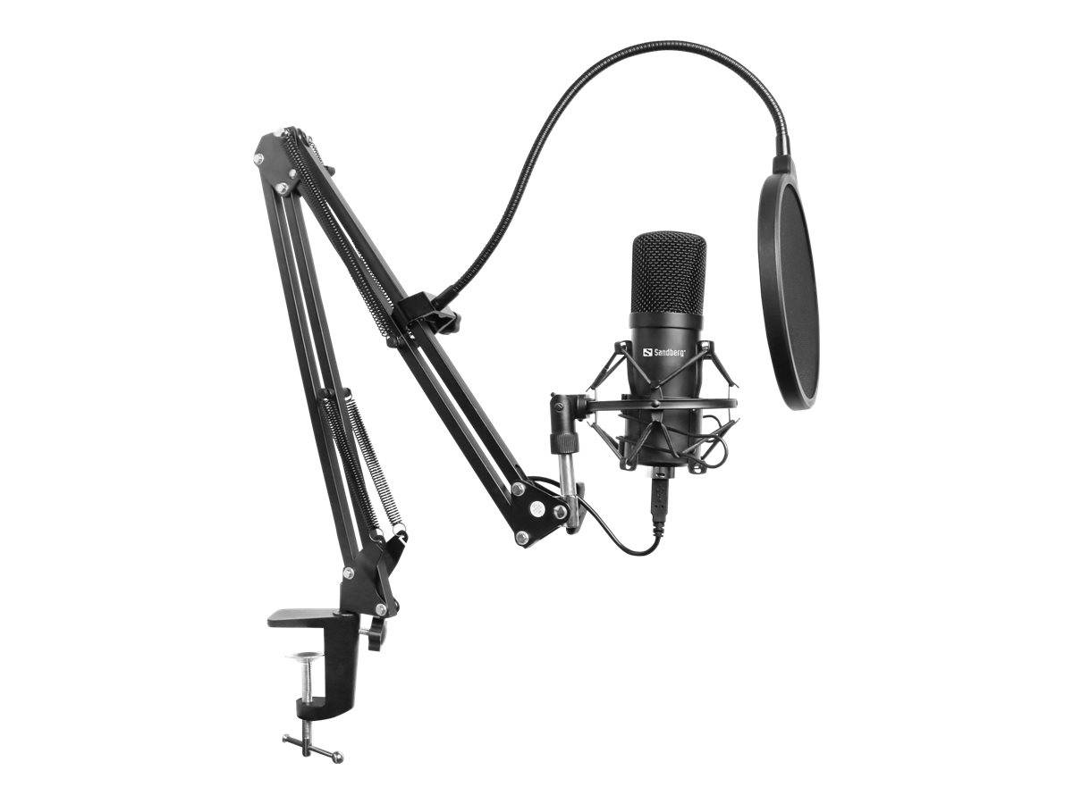 Sandberg Streamer USB Microphone Kit - Mikrofon