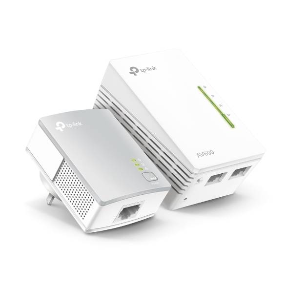 TP-Link Powerline AV600 - Extender Starter Kit - Powerline Adapterkit - HomePlug AV (HPAV)