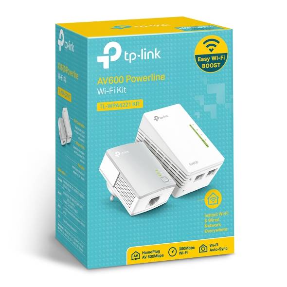 TP-Link Powerline AV600 - Extender Starter Kit - Powerline Adapterkit - HomePlug AV (HPAV)