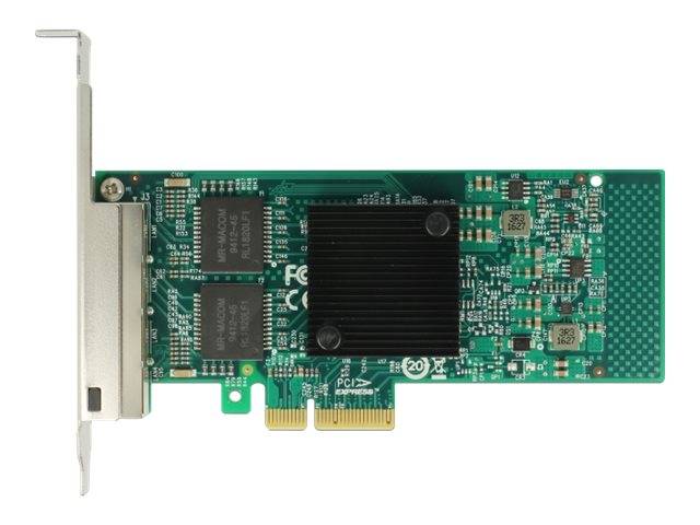 DeLock PCI Express Card > 4 x Gigabit LAN - Netzwerkadapter