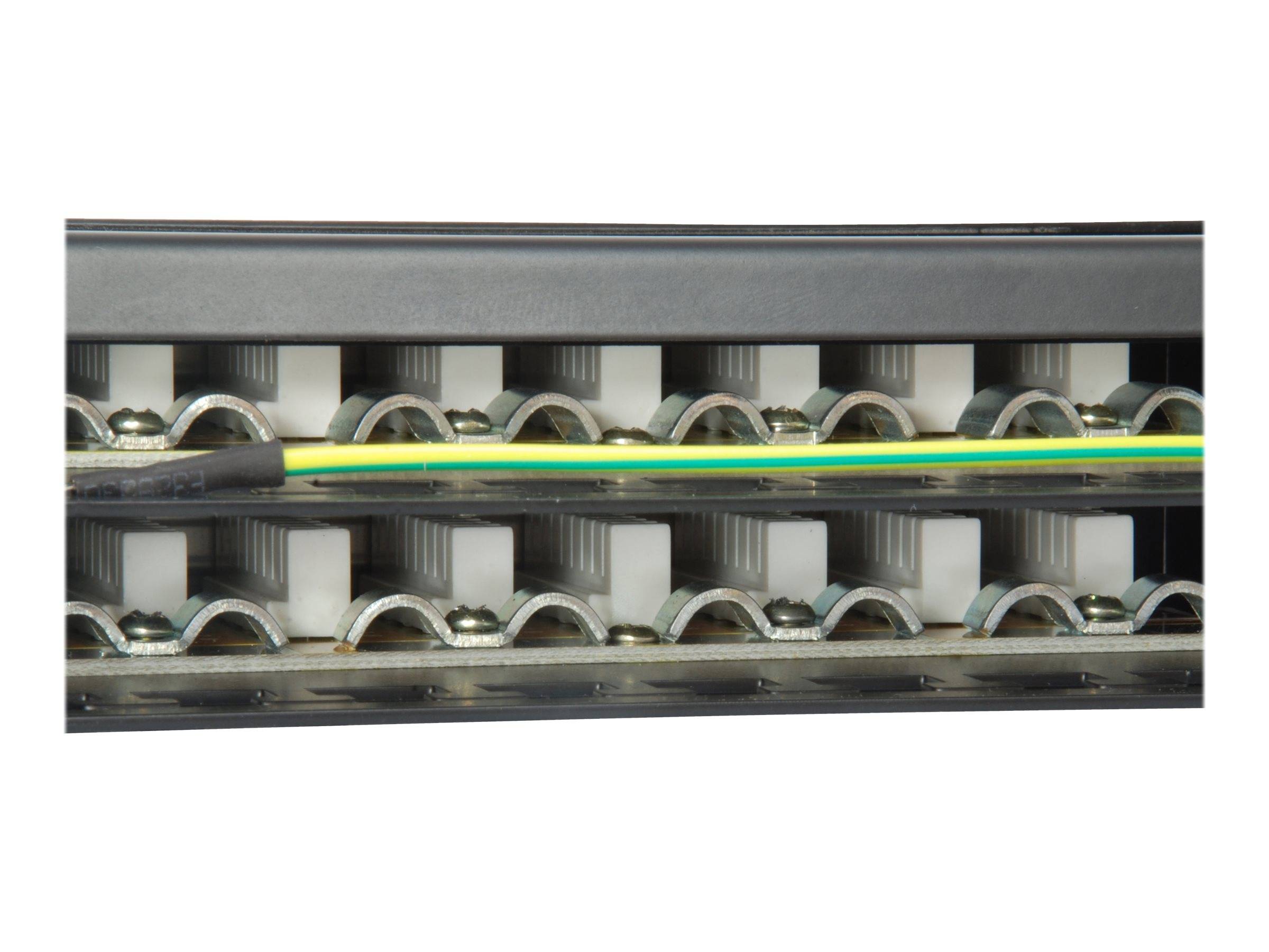 equip Pro - Patch Panel - Rack montierbar - CAT 6 - STP - RJ-45 X 48 - Schwarz - 1U - 48.3 cm (19"")