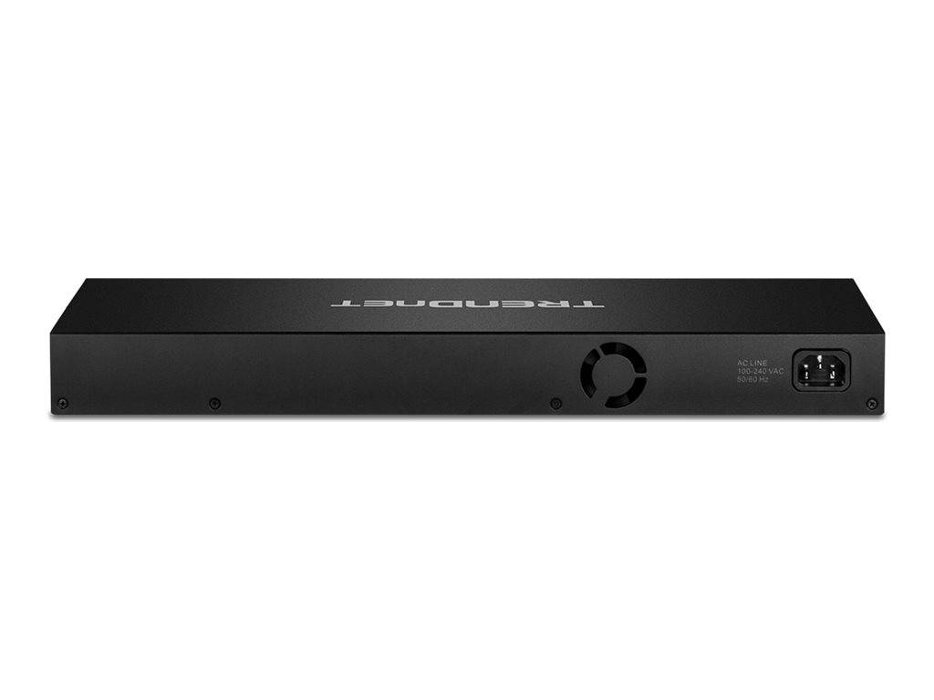 Schwarze Vorderseite eines Panasonic Techni-Gate-Elektronikgeräts mit Stromeingang, kreisförmiger Lüftungsöffnung und kleinen Anzeigelichtern auf weißem Hintergrund