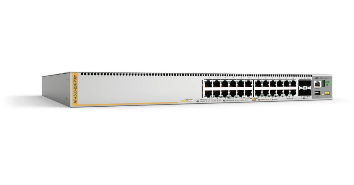 Allied Telesis AT x530-28GPXm - Switch - L3 - managed - 24 x 10/100/1000 (PoE+)