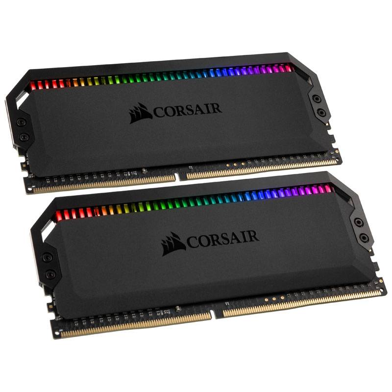 DIMM 16 GB DDR4-3200 2x 8 GB Dual Kit optimiert für AMD schwarz Dominator Platinum RGB INTEL XMP