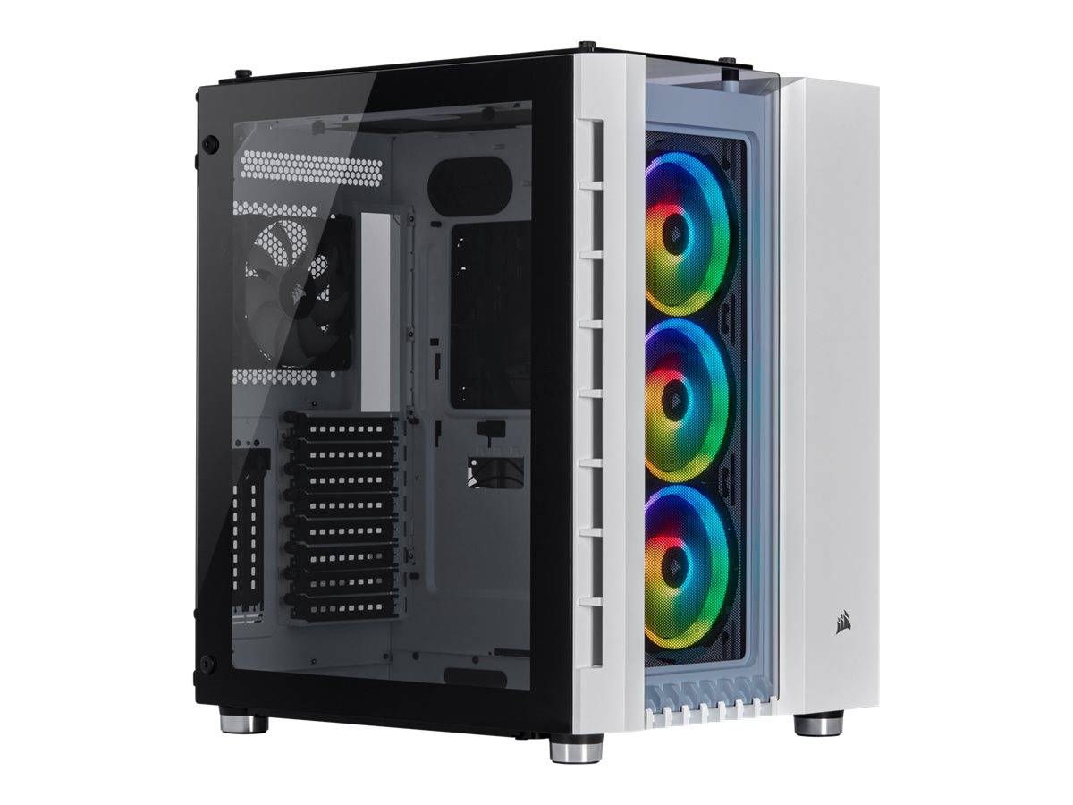 CORSAIR Crystal Series 680X RGB - Tower - Erweitertes ATX - Seitenteil mit Fenster (gehärtetes Glas)