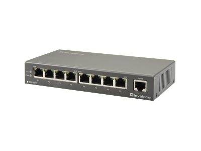 LevelOne FEP-0931 - Switch - 8 x 10/100 (PoE+)