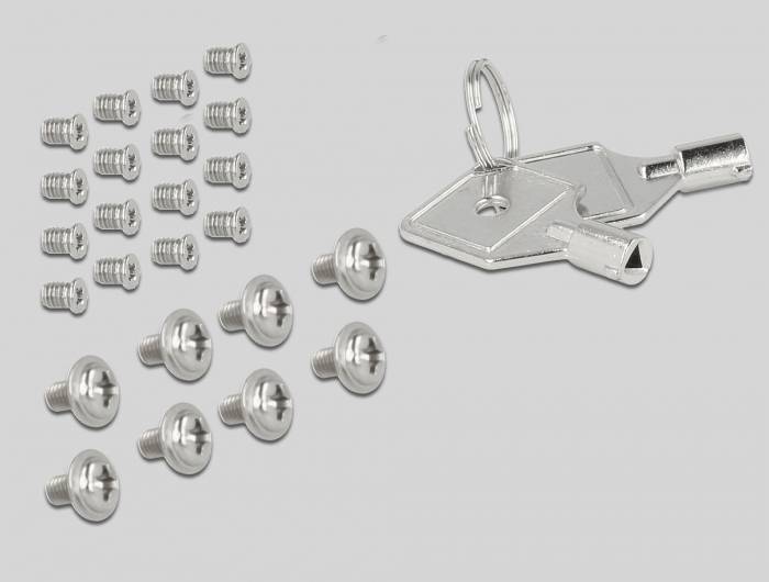 DeLOCK - Mobiles Speicher-Rack - 2.5" (6.4 cm)