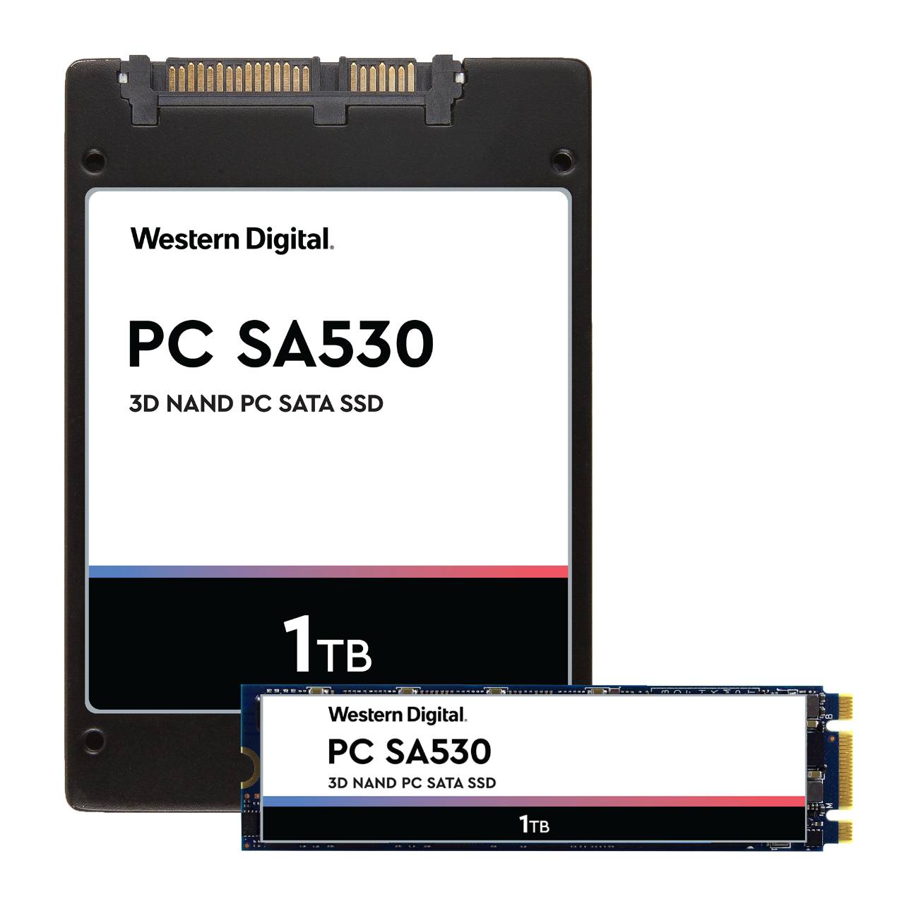 WD PC SA530 - 1 TB SSD - intern - 2.5" (6.4 cm)