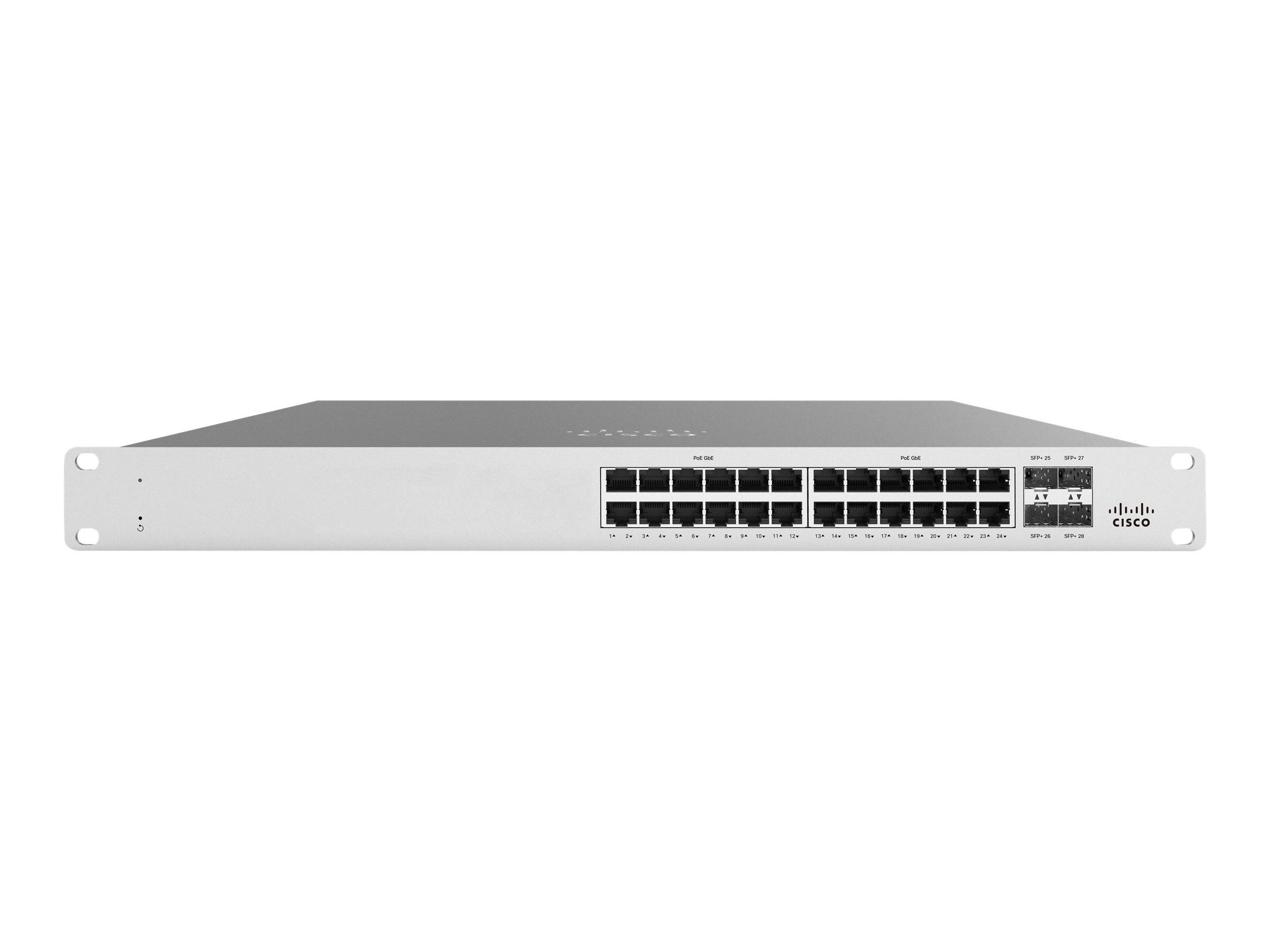 Cisco Meraki Cloud Managed MS125-24P - Switch - managed - 24 x 10/100/1000 (PoE)