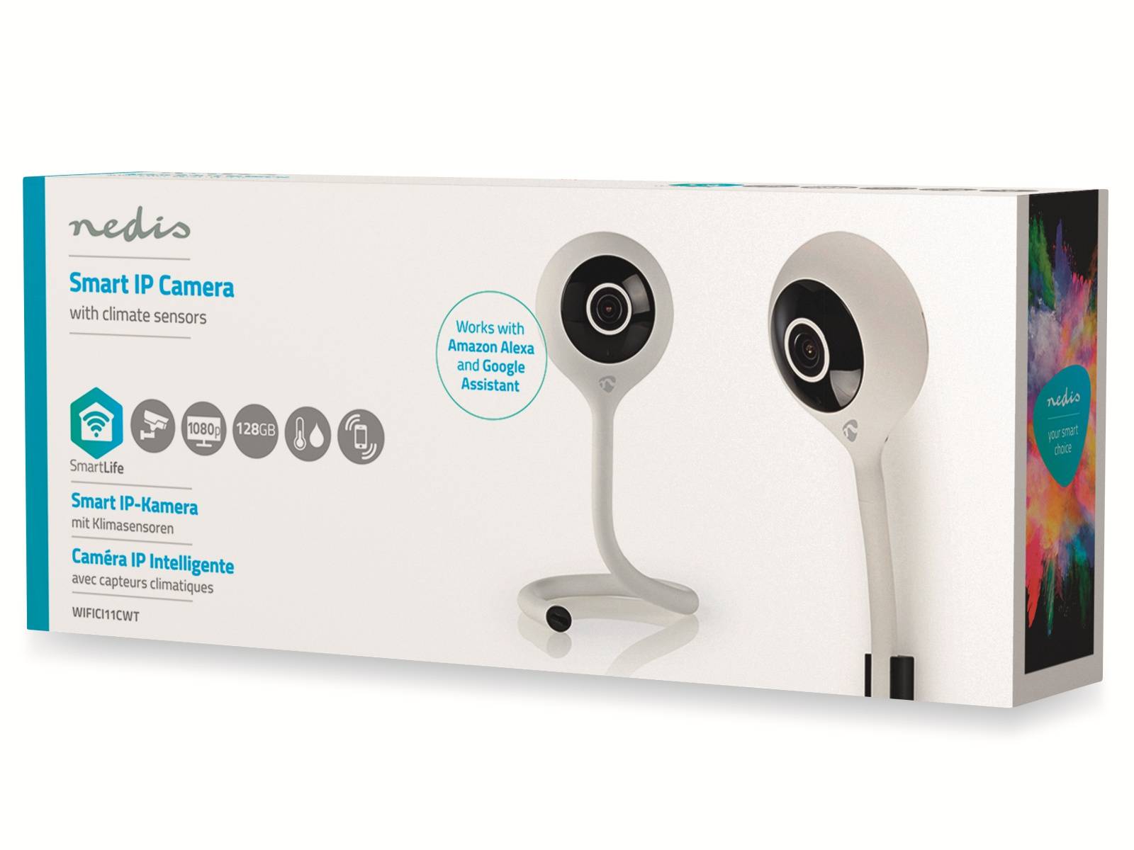 NEDIS Überwachungskamera SmartLife WIFICI11CWT, Full HD, innen