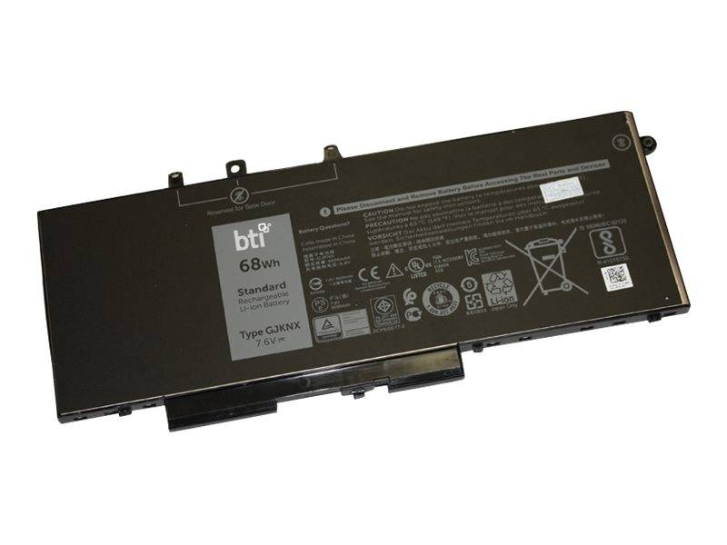 BTI - Laptop-Batterie (gleichwertig mit: Dell 451-BBZG, Dell GJKNX, Dell 5YHR4, Dell 0GJKNX, Dell FPT1C, Dell GD1JP)