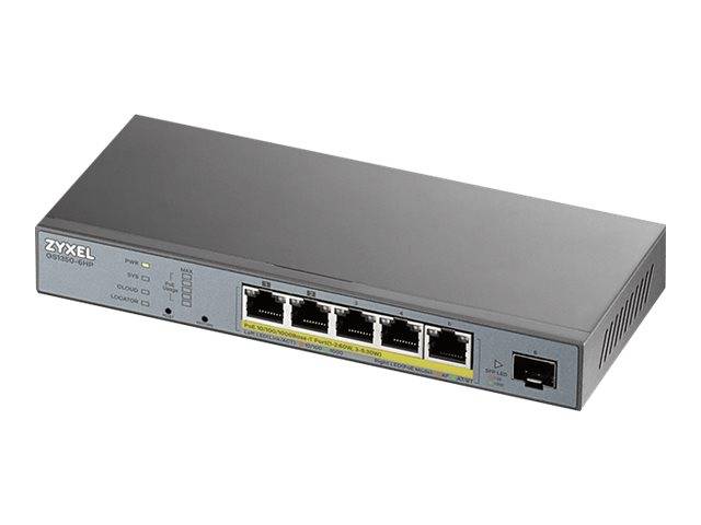 Zyxel GS1350-6HP - Switch - Smart - 5 x 10/100/1000 (PoE+)