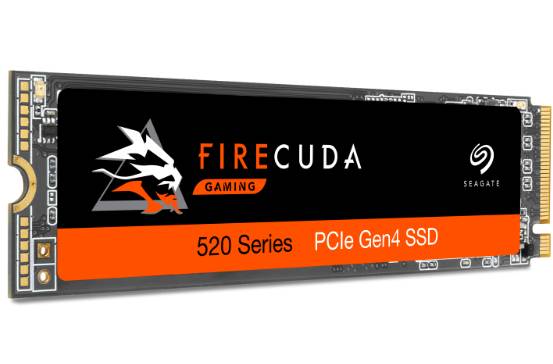 Seagate FireCuda 520 ZP1000GM3A002 - SSD - 1 TB - intern - M.2 2280 - PCIe 4.0 x4 (NVMe)