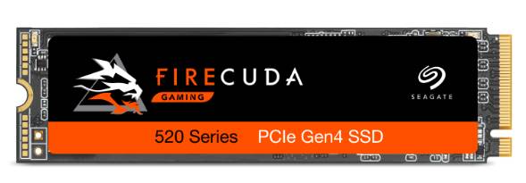 Seagate FireCuda 520 ZP1000GM3A002 - SSD - 1 TB - intern - M.2 2280 - PCIe 4.0 x4 (NVMe)