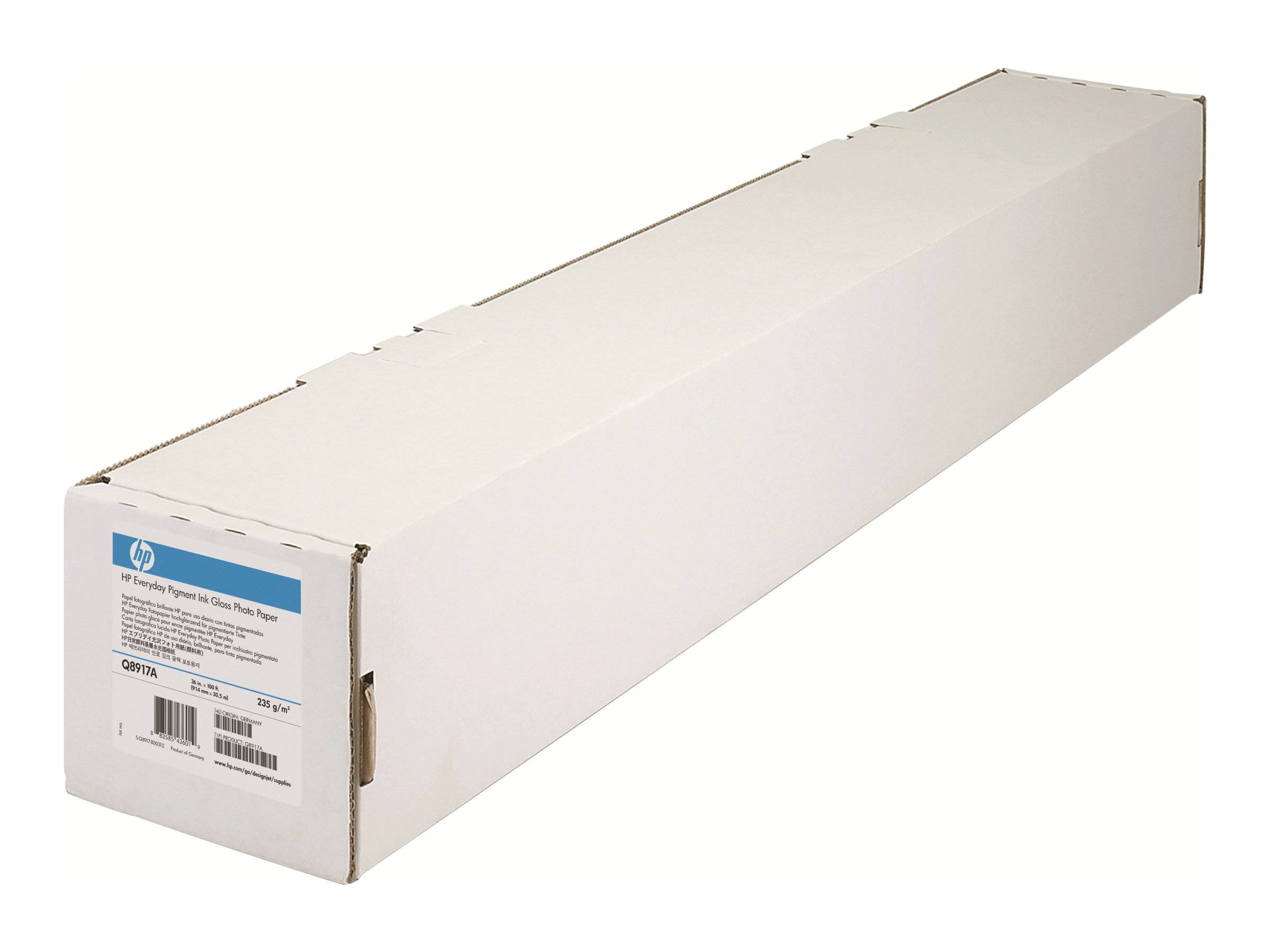 HP Everyday Pigment Ink Gloss Photo Paper - Glänzend - 235 Mikron - Rolle (91,4 cm x 30,5 m)