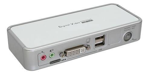 INLINE - KVM Switch - DVI - 2-fach - USB (4-fach) - mit Audio