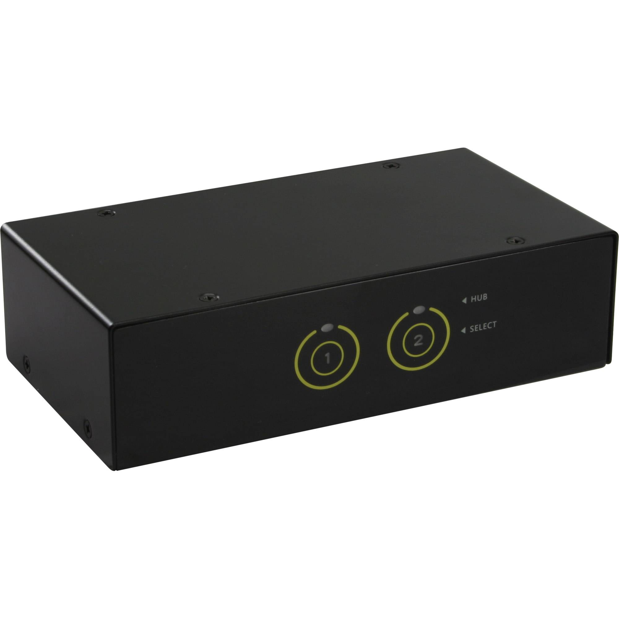 INLINE - KVM Desktop Switch - 2-fach - HDMI - USB 3.0 Hub - mit Audio