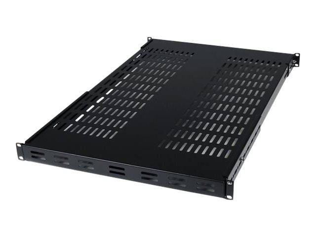 StarTech.com 19 Schwerlast Fachboden tiefenverstellbar für Serverschrank mit Lüftungsschlitzen - bis 80 Kg und verstellb