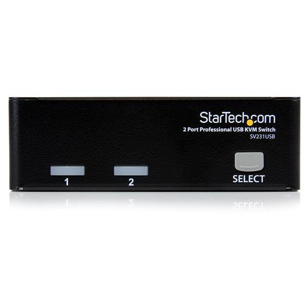 StarTech.com 2 Port VGA USB KVM Switch - VGA KVM Umschalter inkl. Kabel