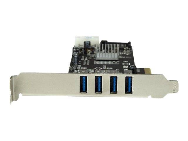 StarTech.com 4-Port USB 3.0 PCI Express Card Adapter - PCIe SuperSpeed USB 3.0 Expansion Card w/ 2 Dedicated 5Gbps Chann