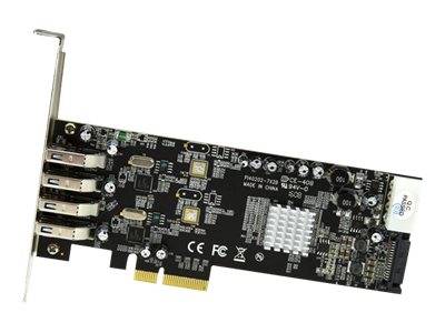StarTech.com 4-Port USB 3.0 PCI Express Card Adapter - PCIe SuperSpeed USB 3.0 Expansion Card w/ 2 Dedicated 5Gbps Chann