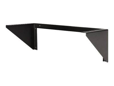 StarTech.com 4 HE 19 Zoll vertikale Wandmontage Rack Halterung aus Stahl - Schwarz - Halterung - geeignet für Wandmontag
