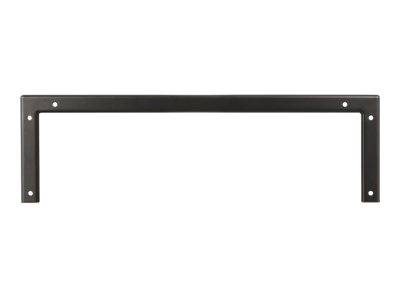 StarTech.com 4 HE 19 Zoll vertikale Wandmontage Rack Halterung aus Stahl - Schwarz - Halterung - geeignet für Wandmontag