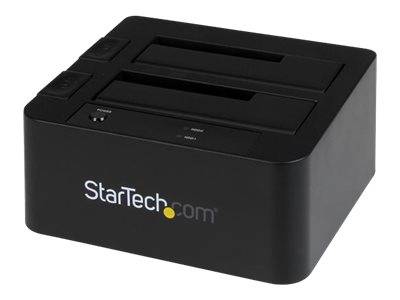 StarTech.com Dual-Bay USB 3.0 eSATA to SATA Hard Drive Docking Station, USB Hard Drive Dock, External 2.53.5 SATA IIIIII