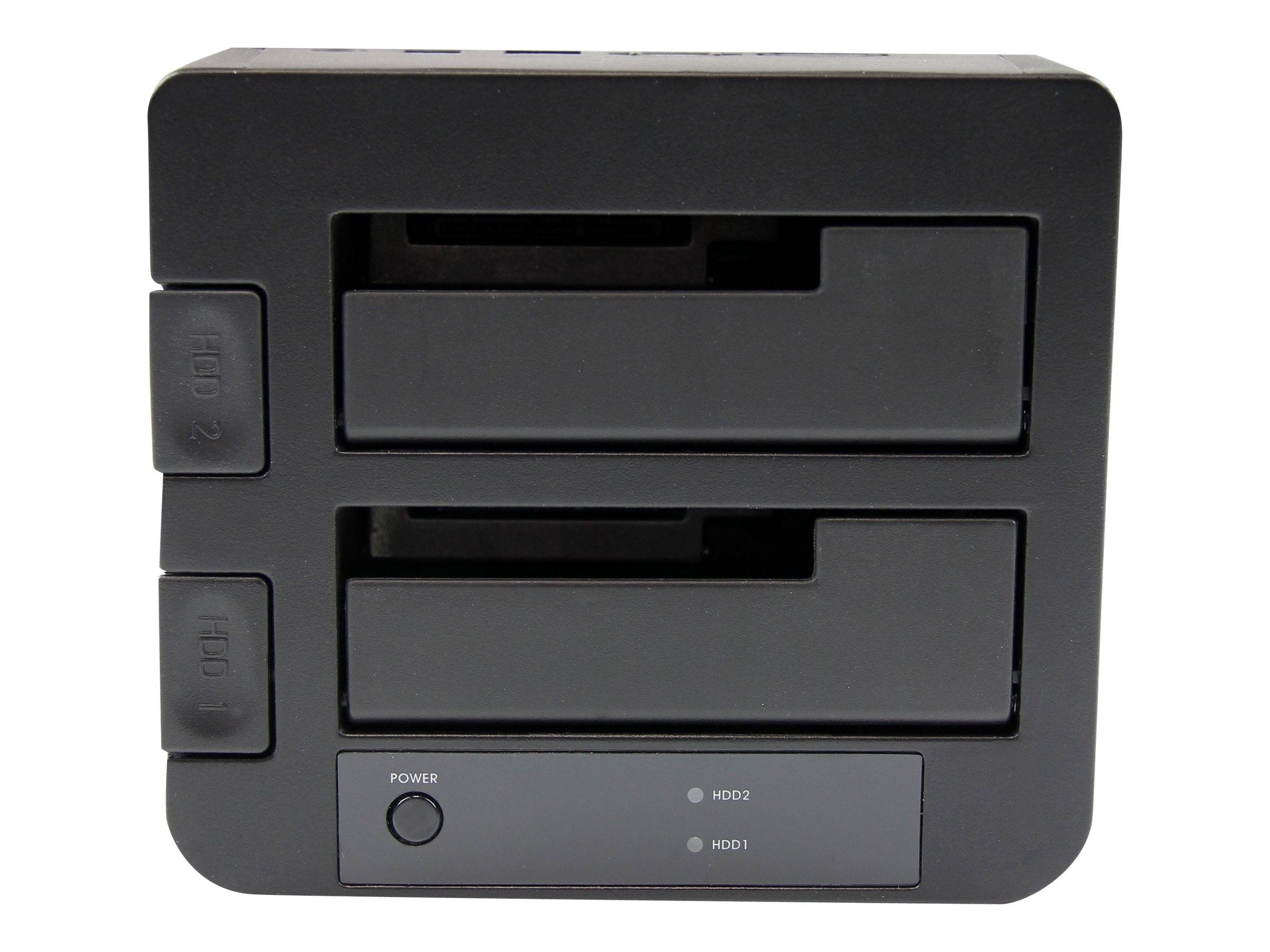 StarTech.com Dual-Bay USB 3.0 eSATA to SATA Hard Drive Docking Station, USB Hard Drive Dock, External 2.53.5 SATA IIIIII