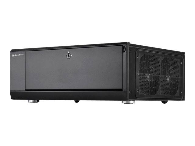 SilverStone Grandia GD10 - Tower - ATX - ohne Netzteil (ATX / PS/2) - Schwarz -