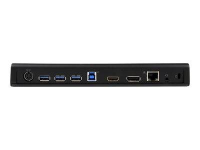 StarTech.com USB 3.0 Dockingstation für zwei Monitore mit HDMI & 4K DisplayPort - USB 3.0 auf 4x USB-A, Ethernet, HDMI u